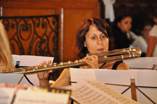 Véronique Albini à la flûte