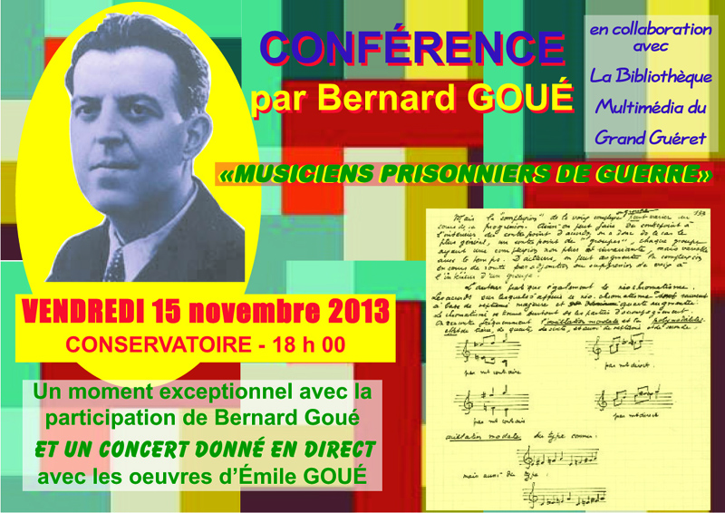 Conférence par Bernard Goué