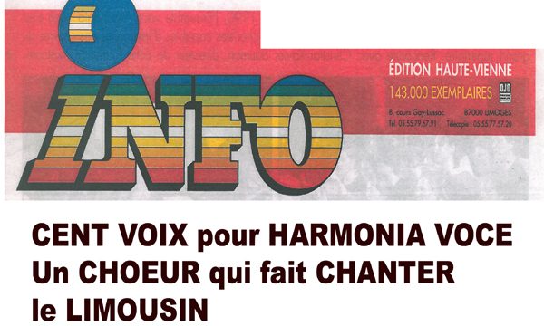Cent voix pour Harmonia Voce