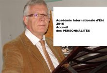 Académie Internationale d'Été 2016 : Accueil des personnalités.