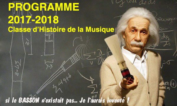 Le COURS d’HISTOIRE de la MUSIQUE reprend ses ACTIVITÉS